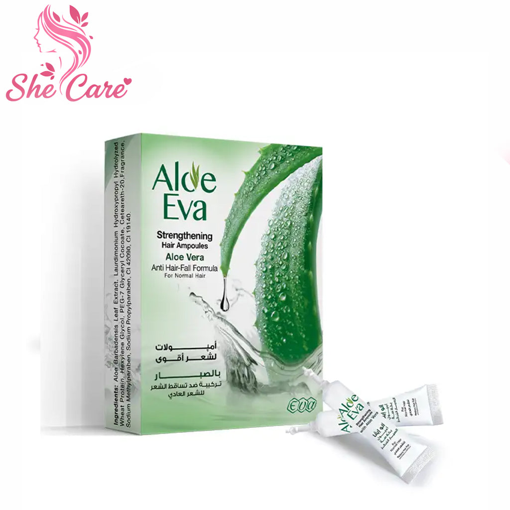 Aloe Eva Strengthening Hair Ampoules With Aloe Vera ( 4 Ampoules 15 Ml )