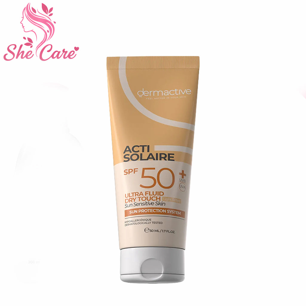 Dermactive Acti-Solaier SPF 50+ Ultra Fluid Light Tinted 50Ml