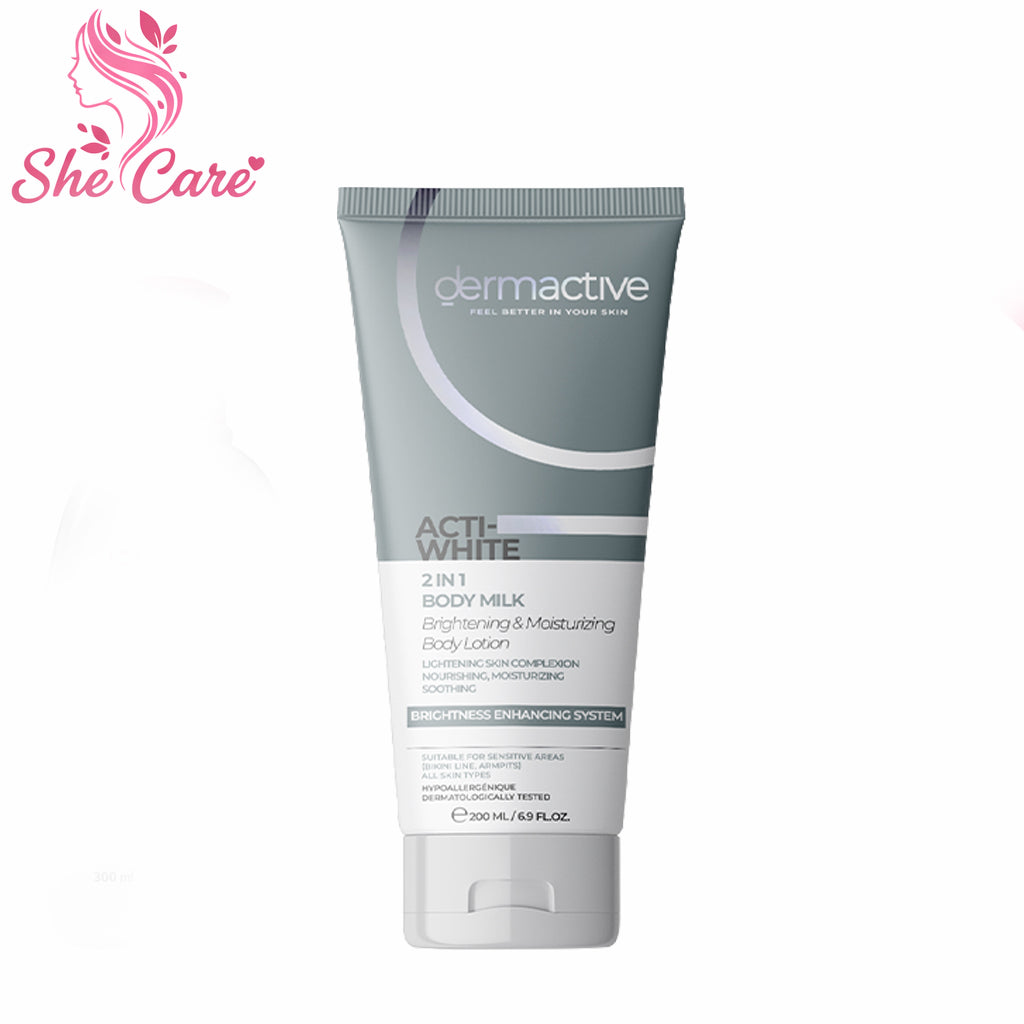 Dermactive Acti-White 2in1 Body Milk 200Ml
