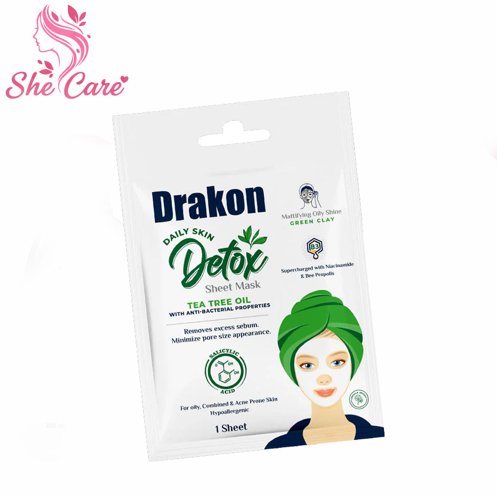 Drakon Detox Sheet Mask (single )
