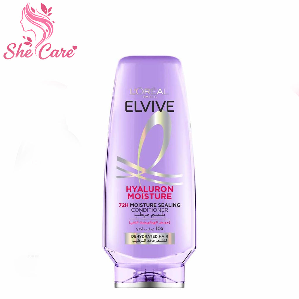 Elvive Conditioner Hyaluron Moisture 72H Moisture Sealing with Hyaluronic Acid - 400ml