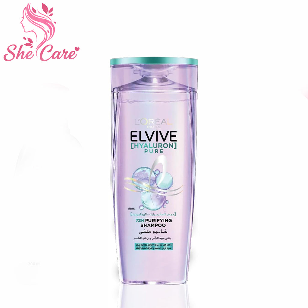 Elvive Shampoo Hyaluron Pure Purifying for Oily Hair 200ML