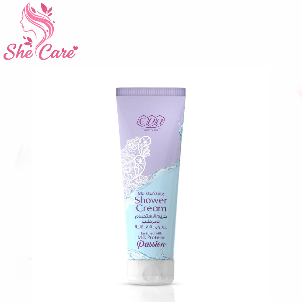 Eva Skin Care Moisturizing Shower Cream Enriched With Milk Proteins Passion 250 Ml