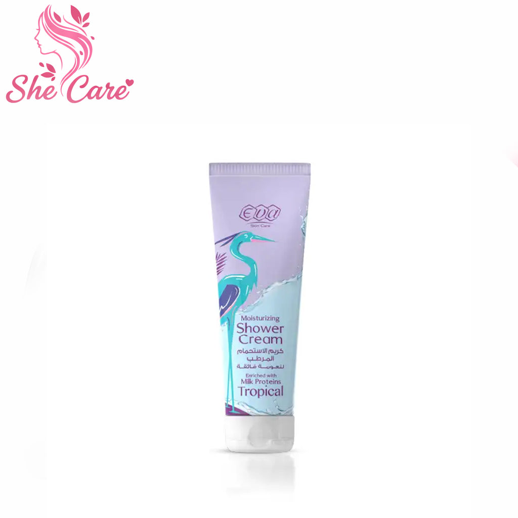Eva Skin Care Moisturizing Shower Cream Enriched With Milk Proteins Tropical 250 Ml