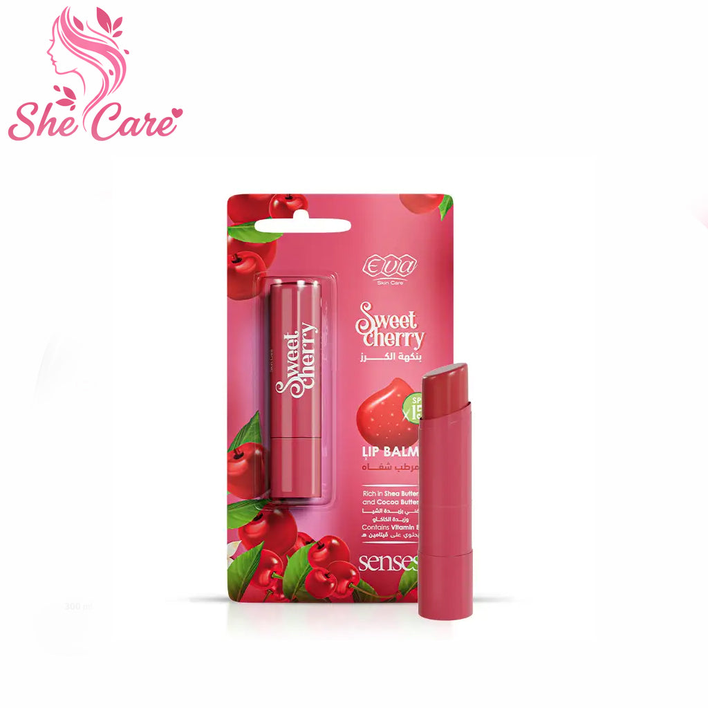 Eva Skin Care Senses Lip Balm Sweet Cherry 4 Gm