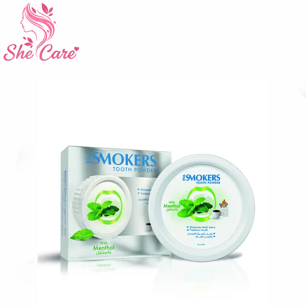 Eva Smokers Cleansing Tooth Powder With Menthol 40 Gm