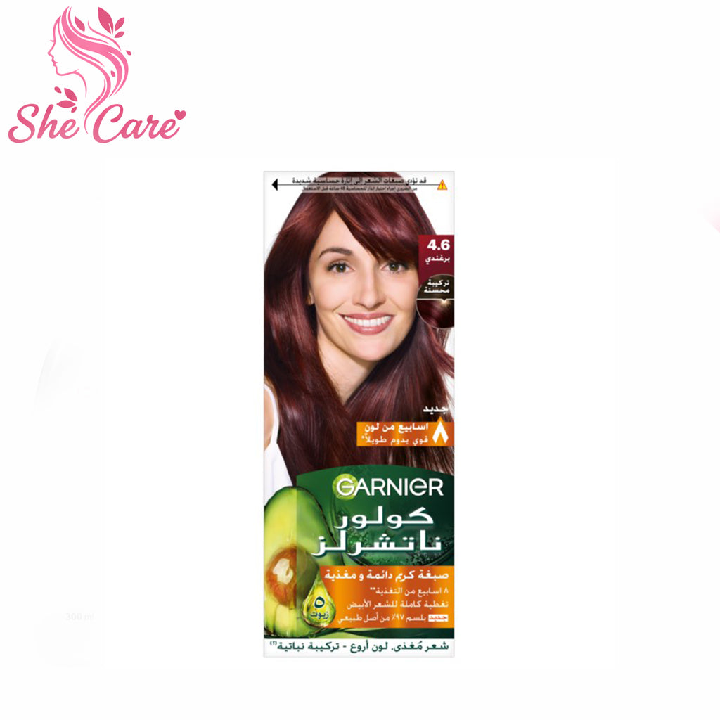 Garnier Color Naturals Permanent Creme Hair Color 4-6 Burgundy