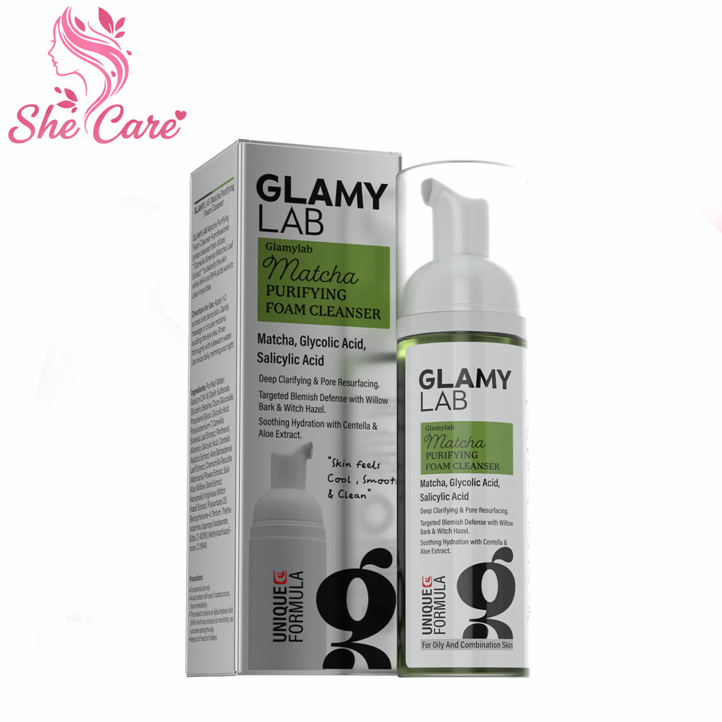 Glamy Lab Matcha Purifying Foam Cleanser