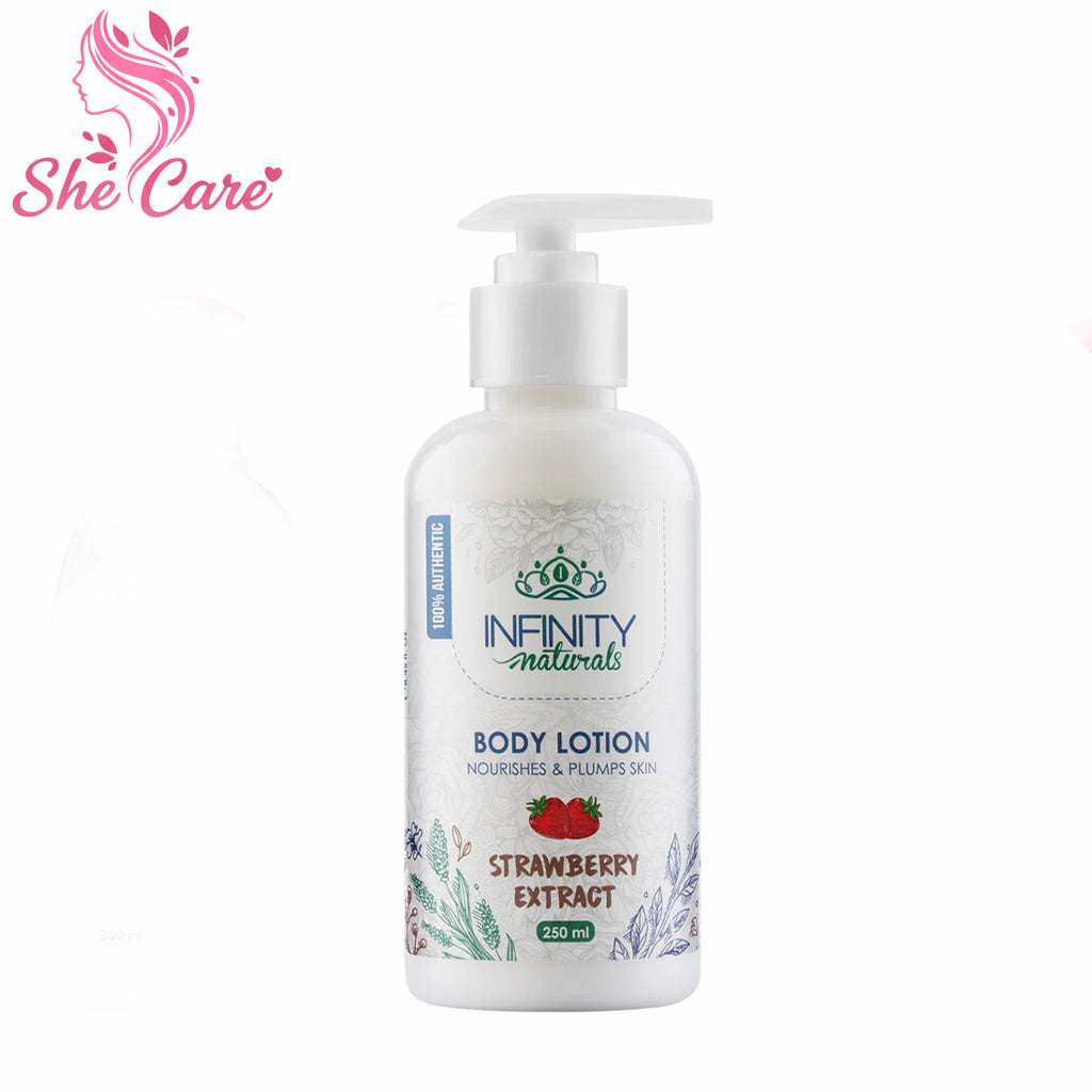 Infinity Naturals Body Lotion Strawberry Extract 250Ml