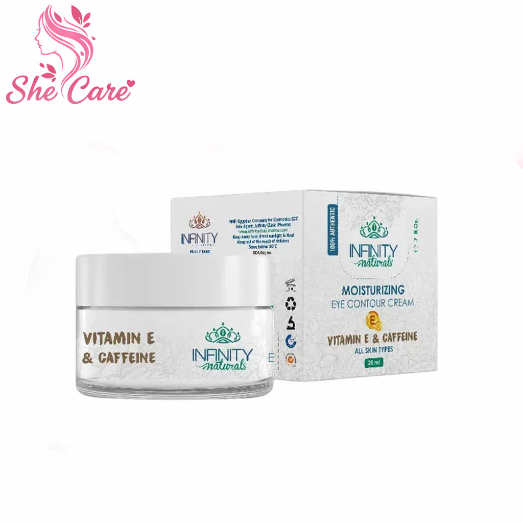 Infinity Naturals Eye Contour Cream Vitamin E & Caffeine 200Ml