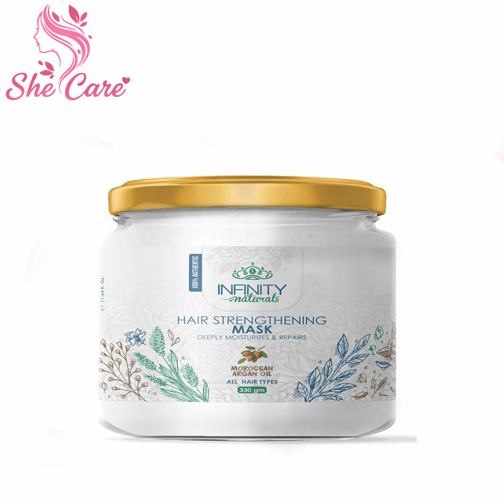 Infinity Naturals Moroccan Argan Oil Hair Strengthening Mask 330gm
