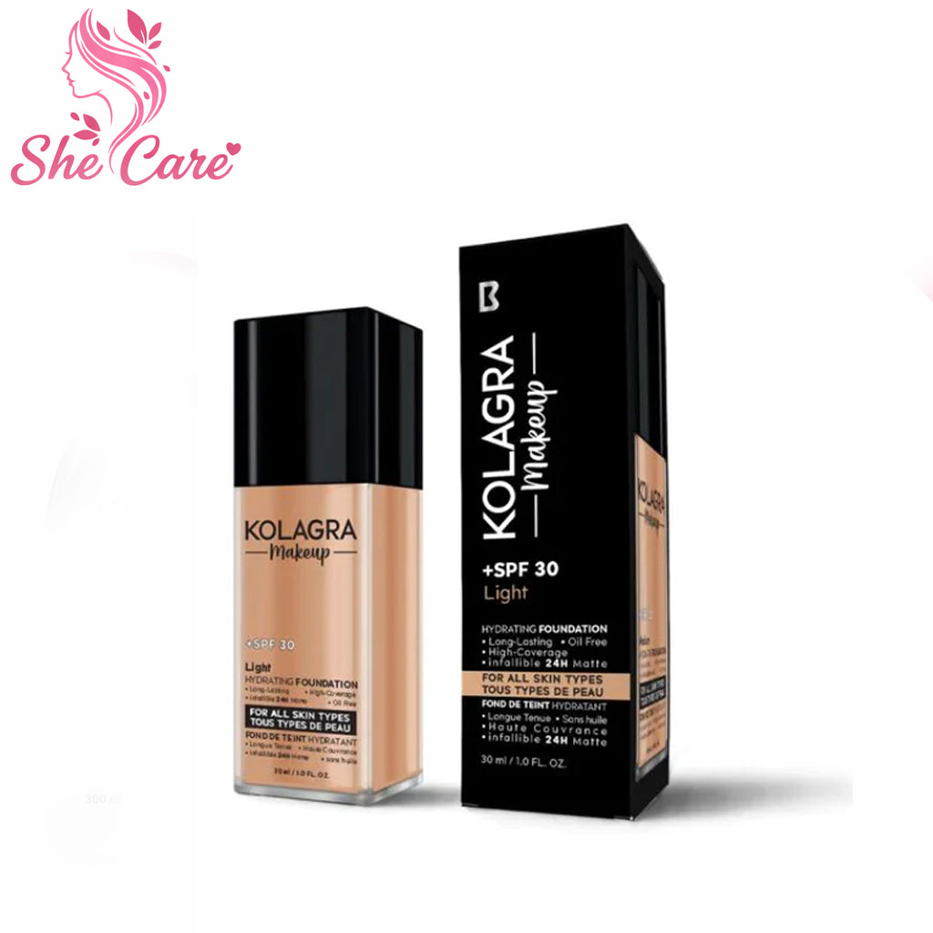 Kolagra makeup Foundation SPF30+ Light