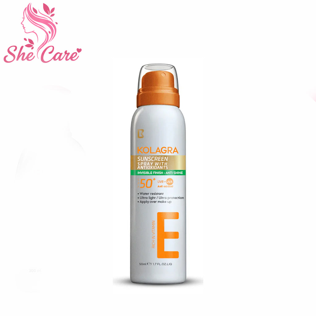 Kolagra sunscreen spray SPF50+