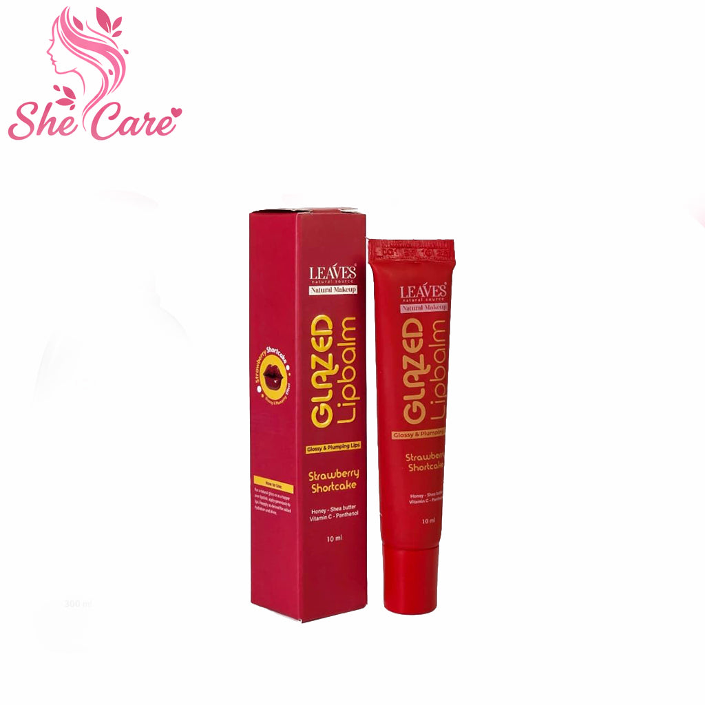 Leaves Glazed Lip Balm – Strawberry 10Ml