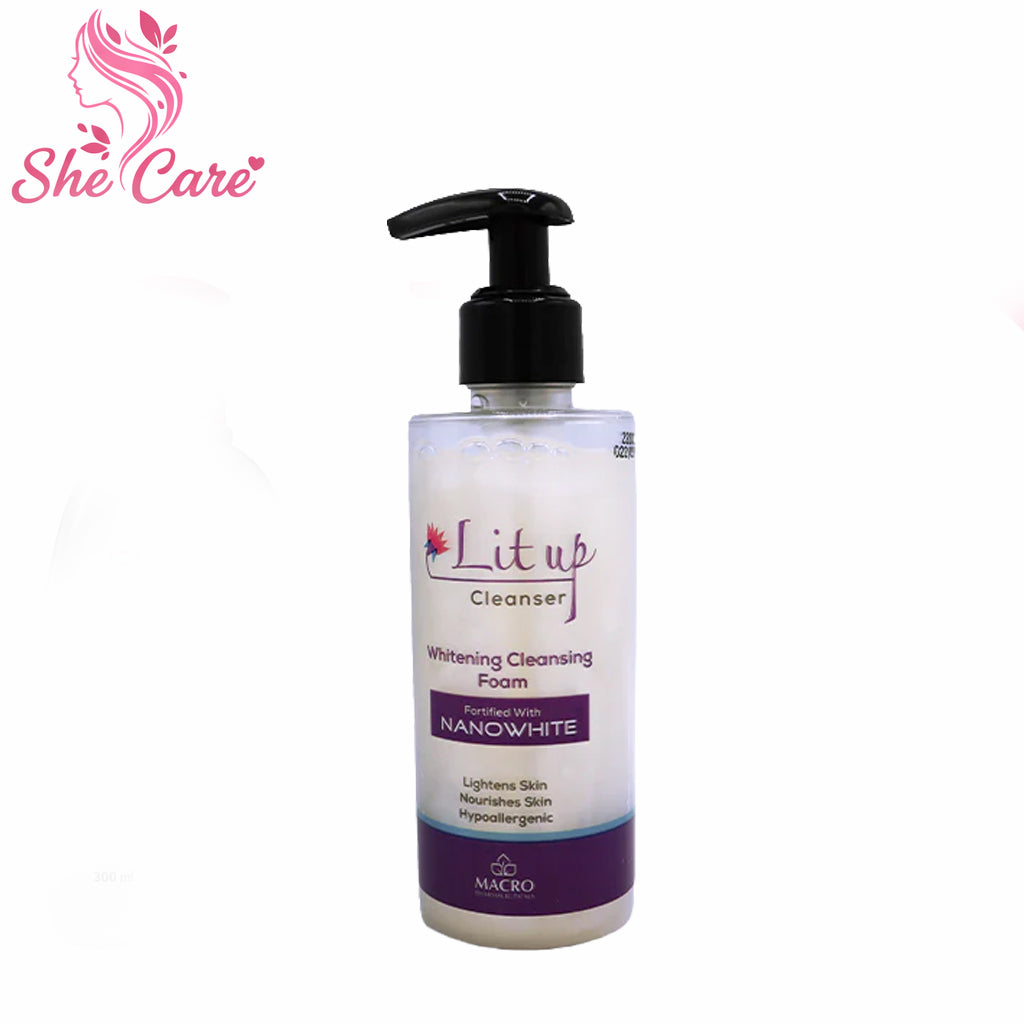 Lit up NanoWhite Cleanser