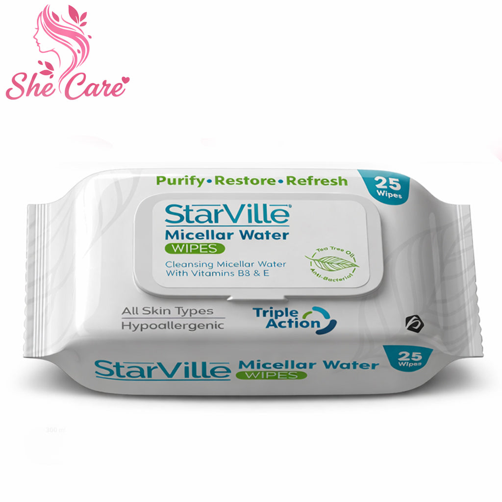 StarVille Micellar Water Wipes 25 pcs