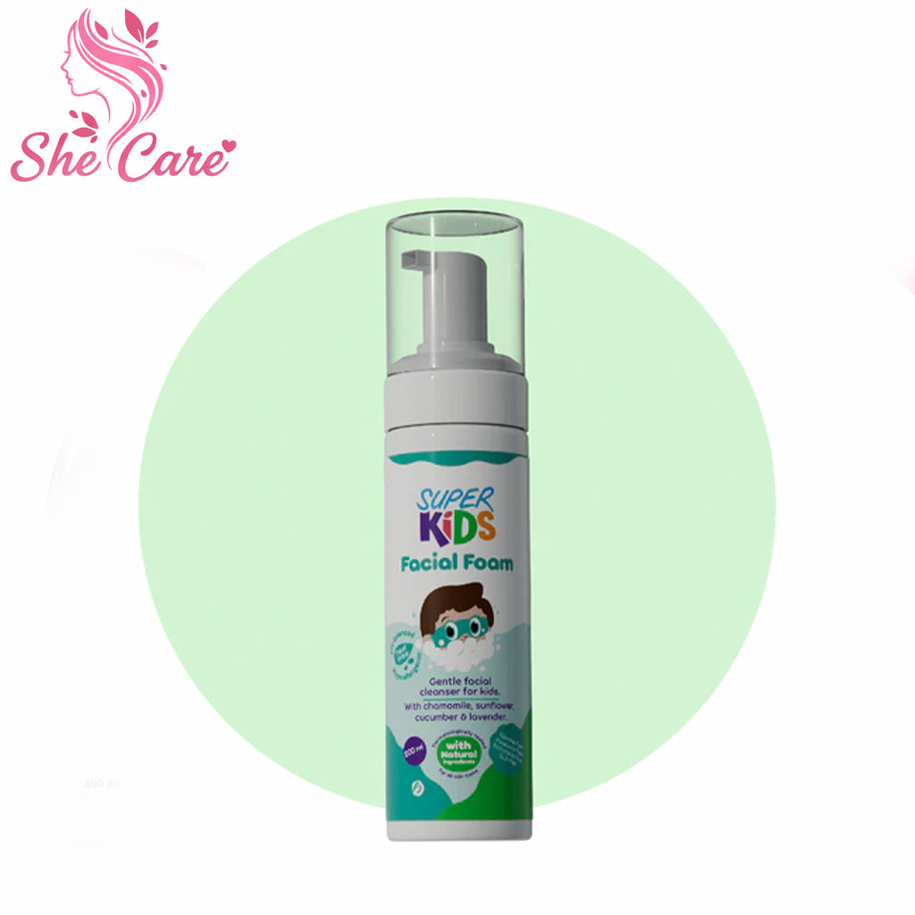 Superkids Facial Foam Cleanser 200ml