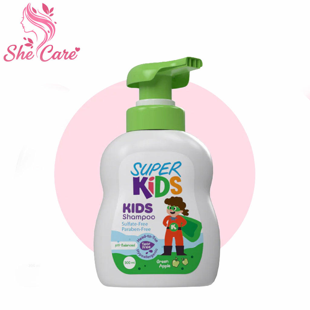 Superkids Kids Shampoo Green Apple 300ml