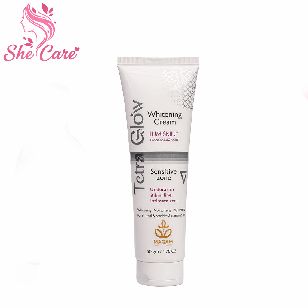 Tetra Glow Sensitive Zone Whitening Cream (50 gm)