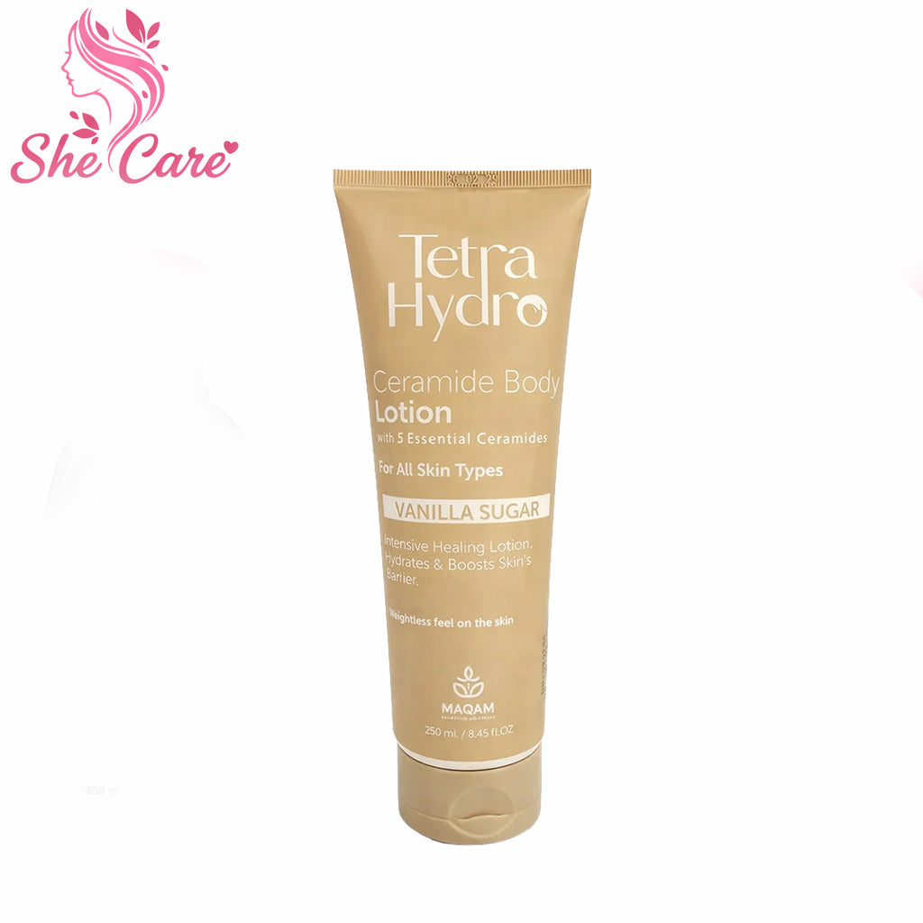 Tetra Hydro Ceramide Body Lotion - Vanilla Sugar Scent (250ml)