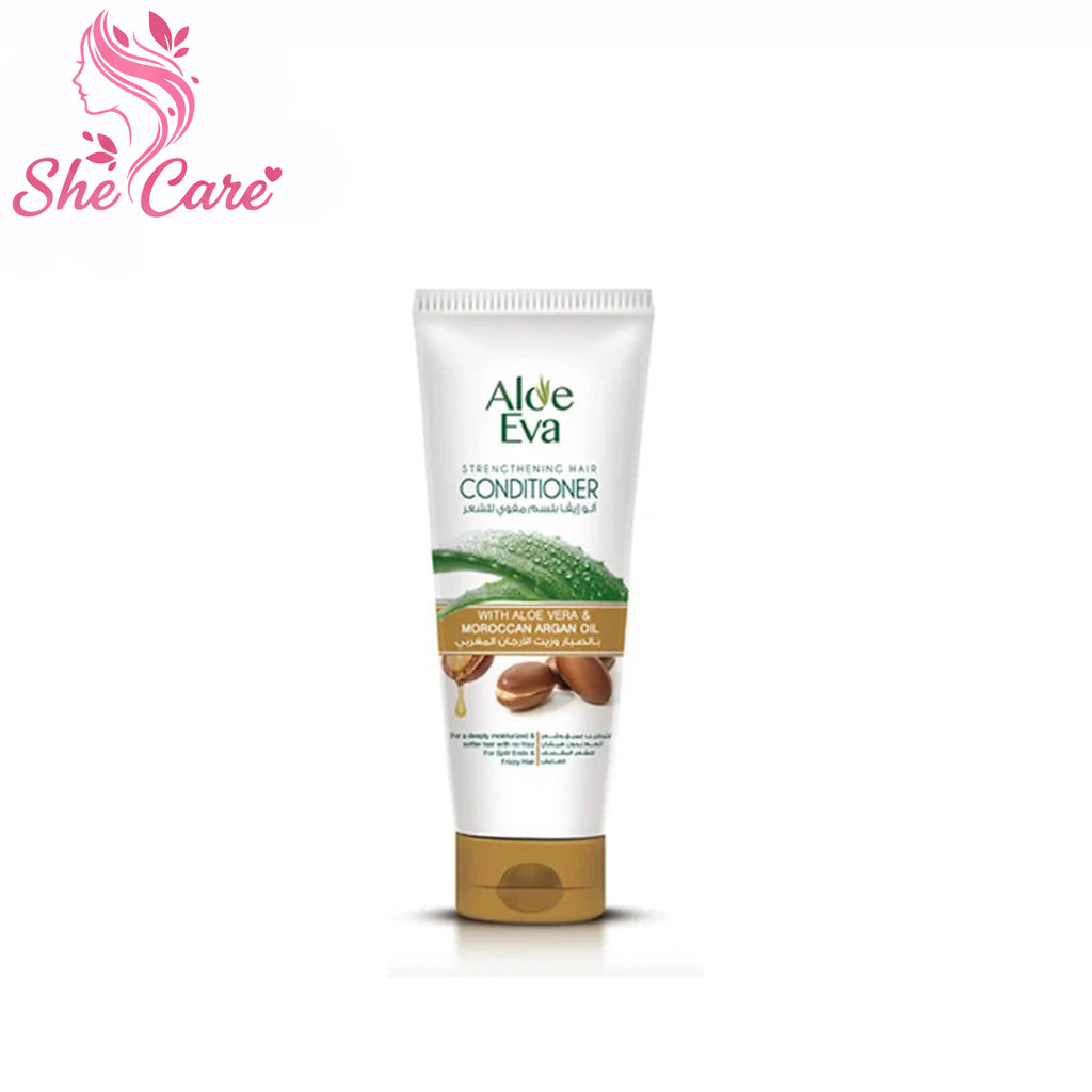 Aloe Eva Hair Strengthening Conditioner With Aloe Vera & Moroccan Argan Oil 230 Ml