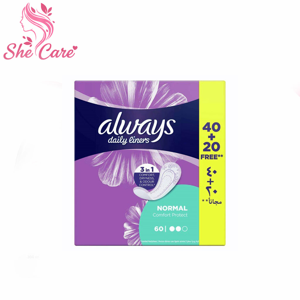 Always Daily Normal 60 Pads