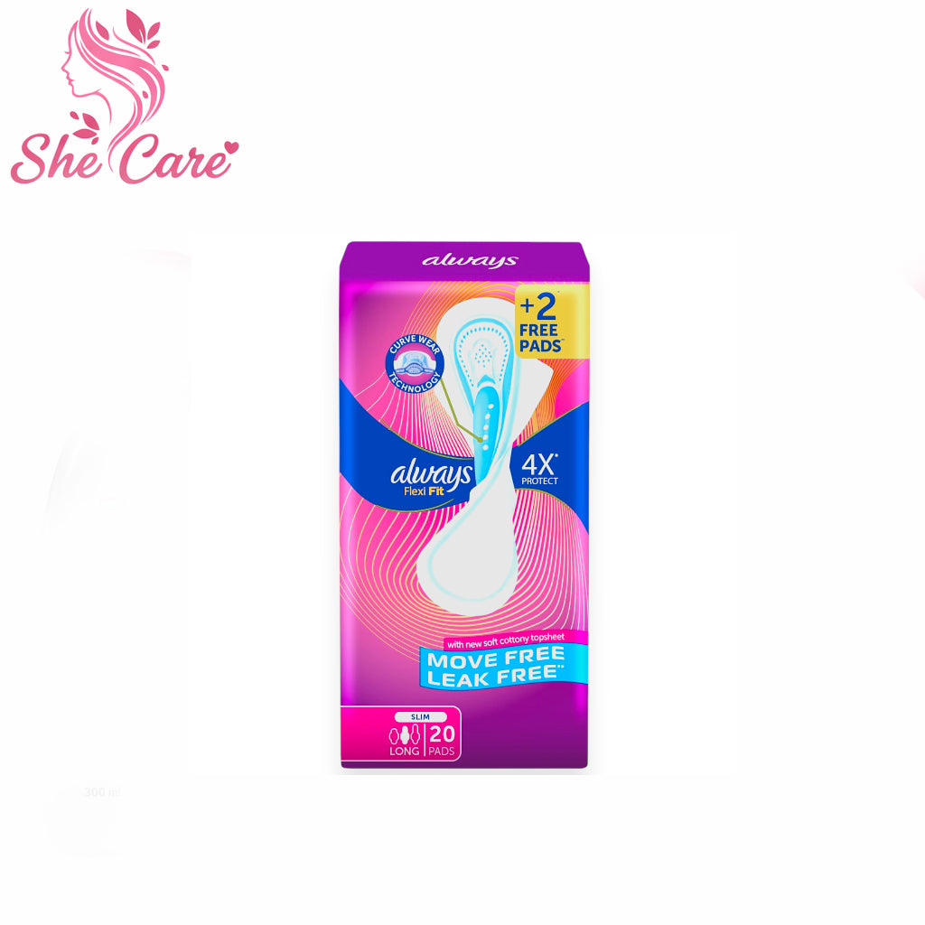Always Flexi Fit 4X Protect Long 20 Pads