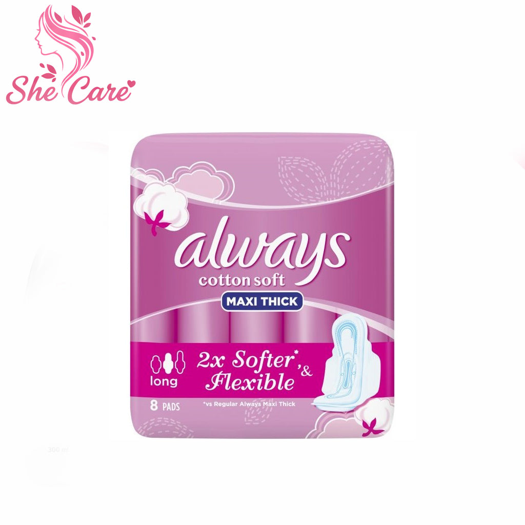 Always Maxi Cotton Long 8 Pads