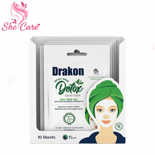 Drakon Detox Sheet Mask (10 sheets ) 