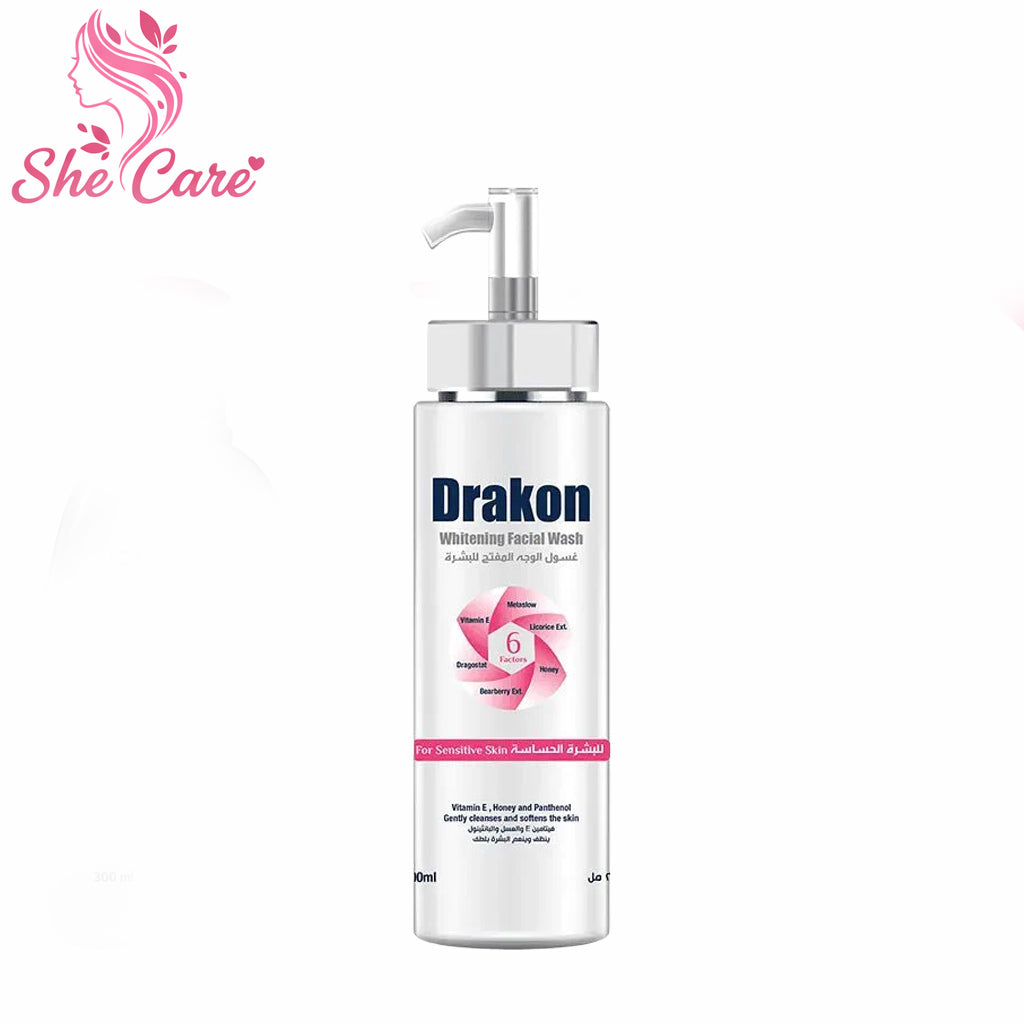 Drakon Whitening Facial Cleanser With Pump Sensitive skin