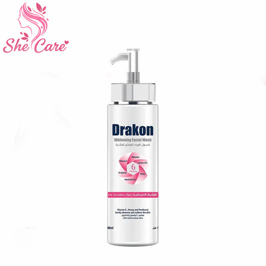 Drakon Whitening Facial Cleanser With Pump Sensitive skin
