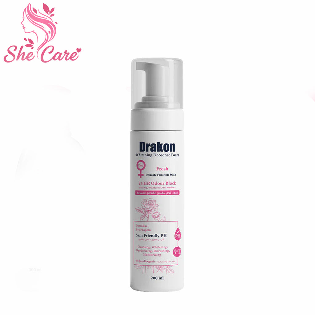 Drakon whitening Deosense Foam (Fresh) 200ML