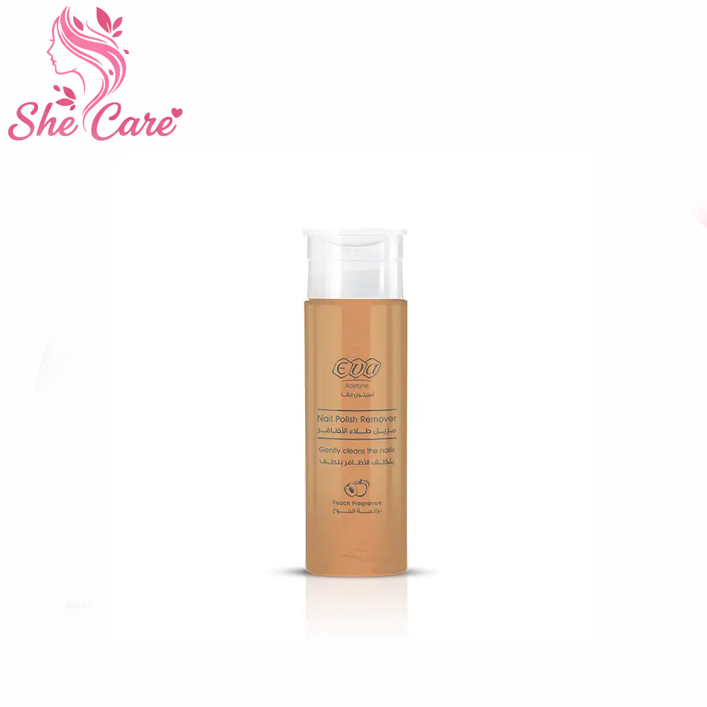 Eva Acetone Nail Polish Remover peach Fragrance 200 Ml