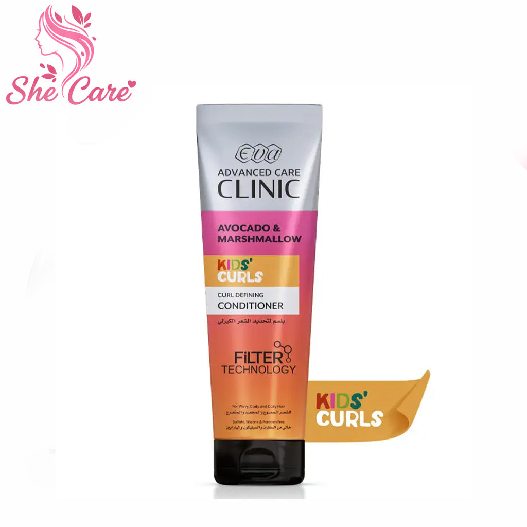 Eva Advanced Care Clinic Kids’ Curls Curl Defining Conditioner For Wavy, Curly, And Coily Hair 230 Ml