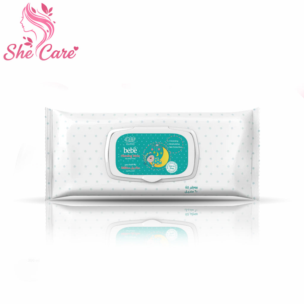 Eva Clinic Bebe Wipes (60 Wipes Per Pack)
