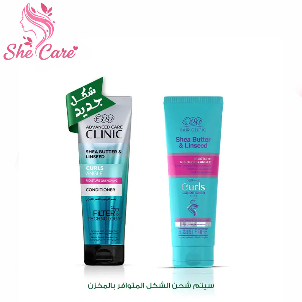Eva Hair Clinic Curls Conditioner Shea Butter & Linseed 230 Ml