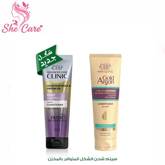 Eva Hair Clinic Gold Argan Conditioner With Gold And Argan Oil 230 Ml