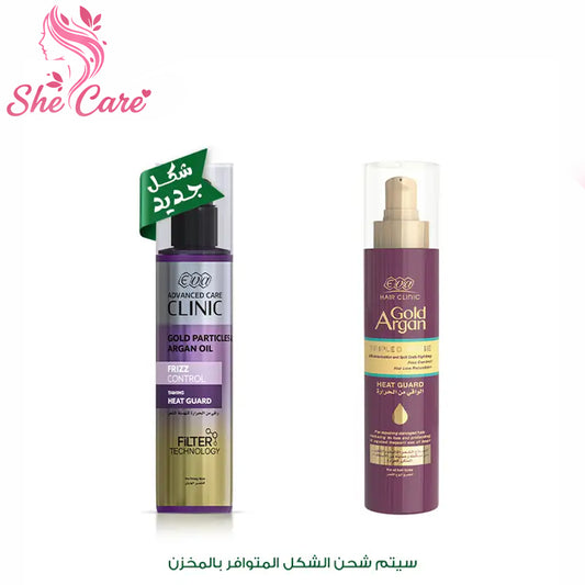 Eva Hair Clinic Gold Argan Heat Guard With Gold And Argan Oil 200 Ml