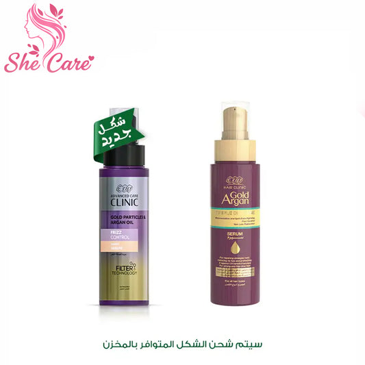 Eva Hair Clinic Gold Argan Serum With Gold And Argan Oil 90 Ml