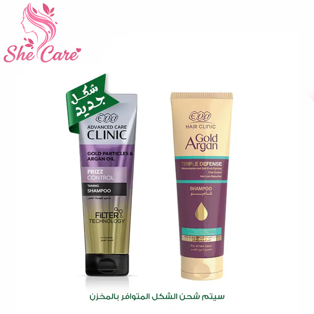 Eva Hair Clinic Gold Argan Shampoo With Gold And Argan Oil 230 Ml