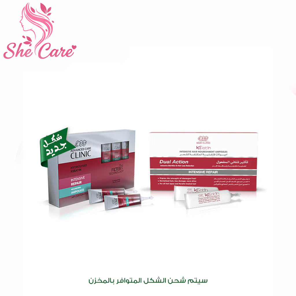Eva Hair Clinic Keratin Ampoules (7 Ml  7 Ampoules)