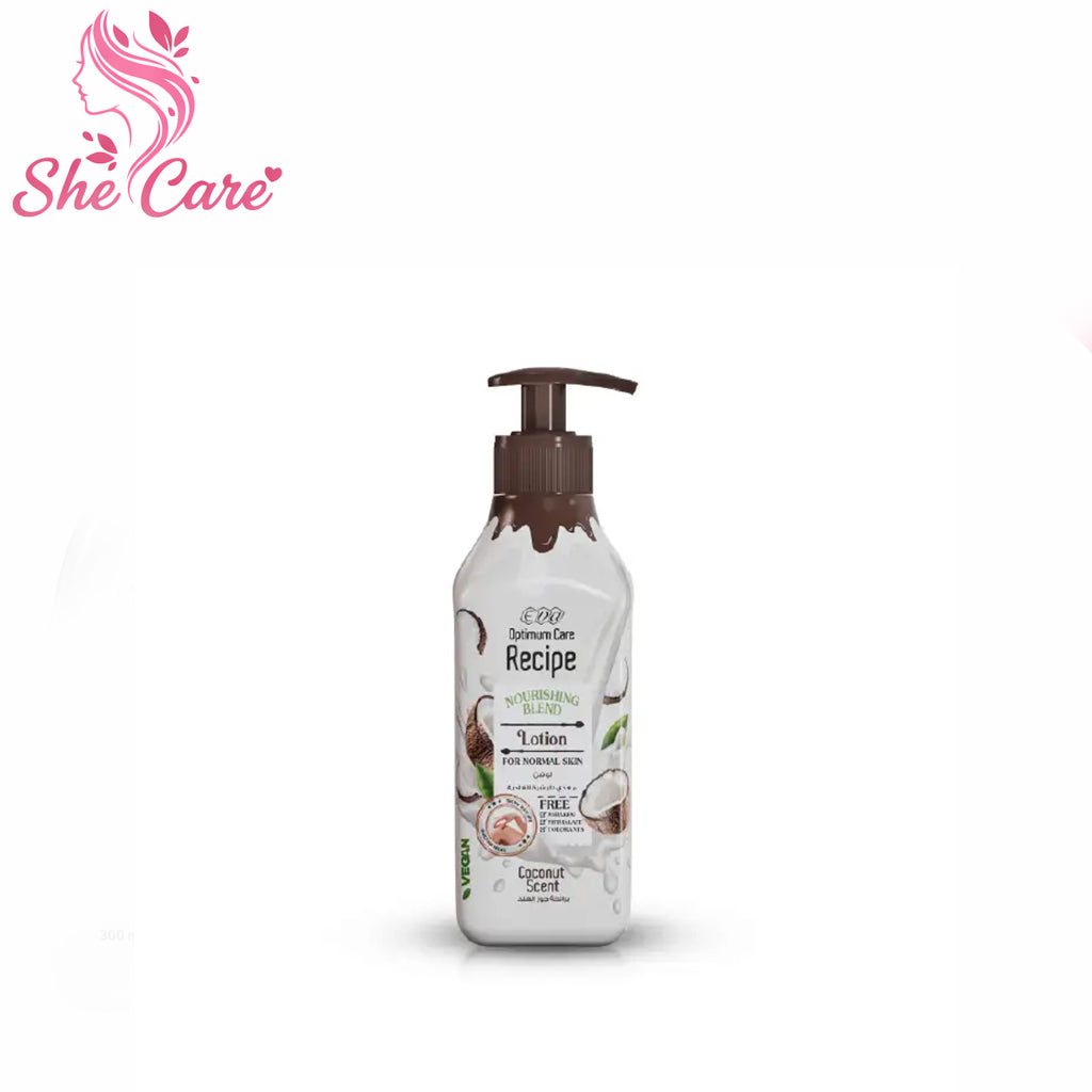 Eva Recipe Lotion For Normal Skin Coconut Scent 370 Ml