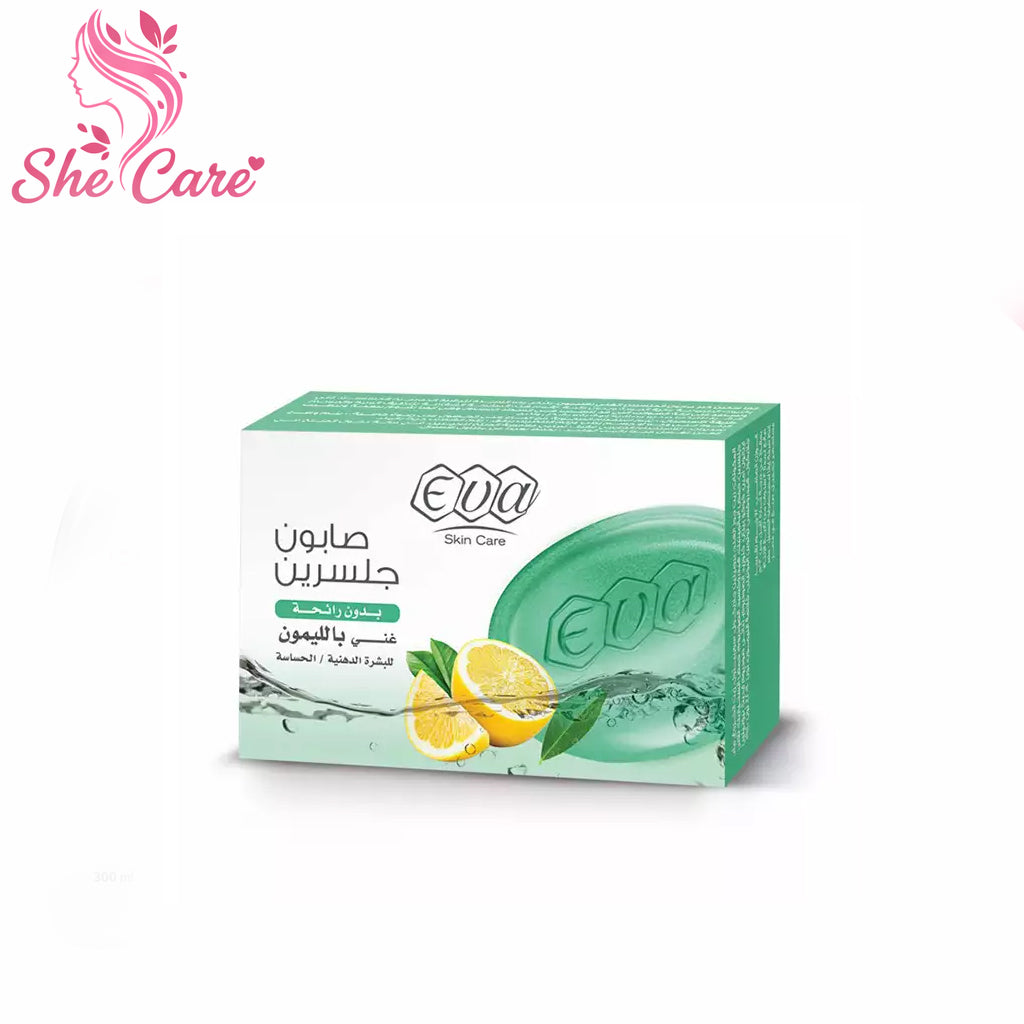 Eva Skin Care Glycerin Soap Enriched With Lemon For Oily  Sensitive Skin 120 Gm