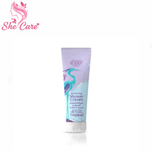Eva Skin Care Moisturizing Shower Cream Enriched With Milk Proteins Tropical 250 Ml