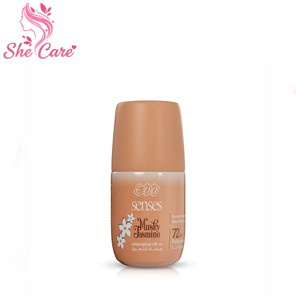 Eva Skin Care Senses Antiperspirant Roll-on Musky Jasmine 50 Gm