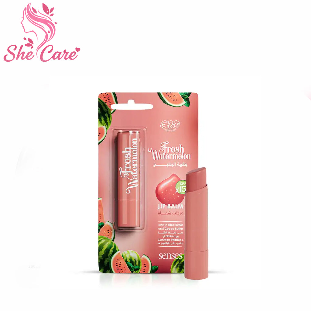 Eva Skin Care Senses Lip Balm Fresh Watermelon 4 Gm