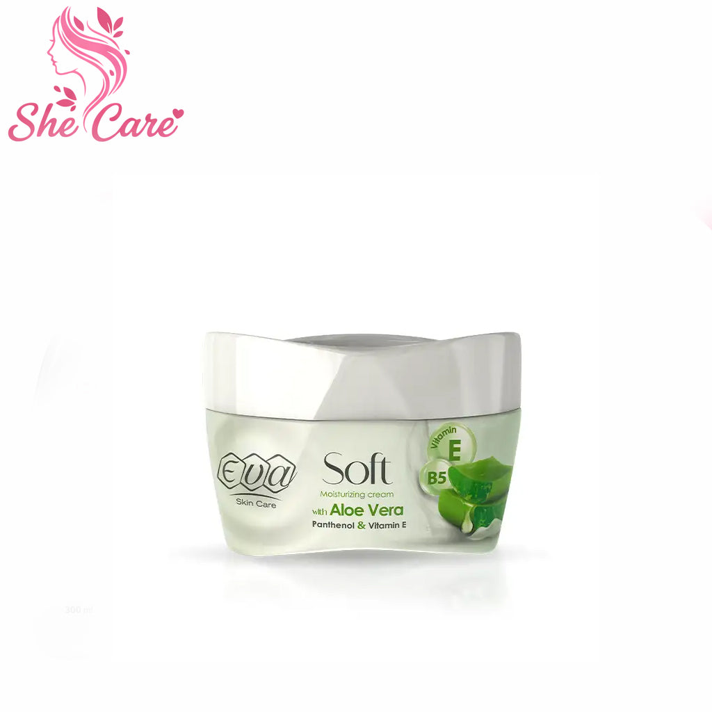 Eva Skin Care Soft Moisturizing Cream with Aloe Vera, Panthenol & Vitamin E 20 Gm