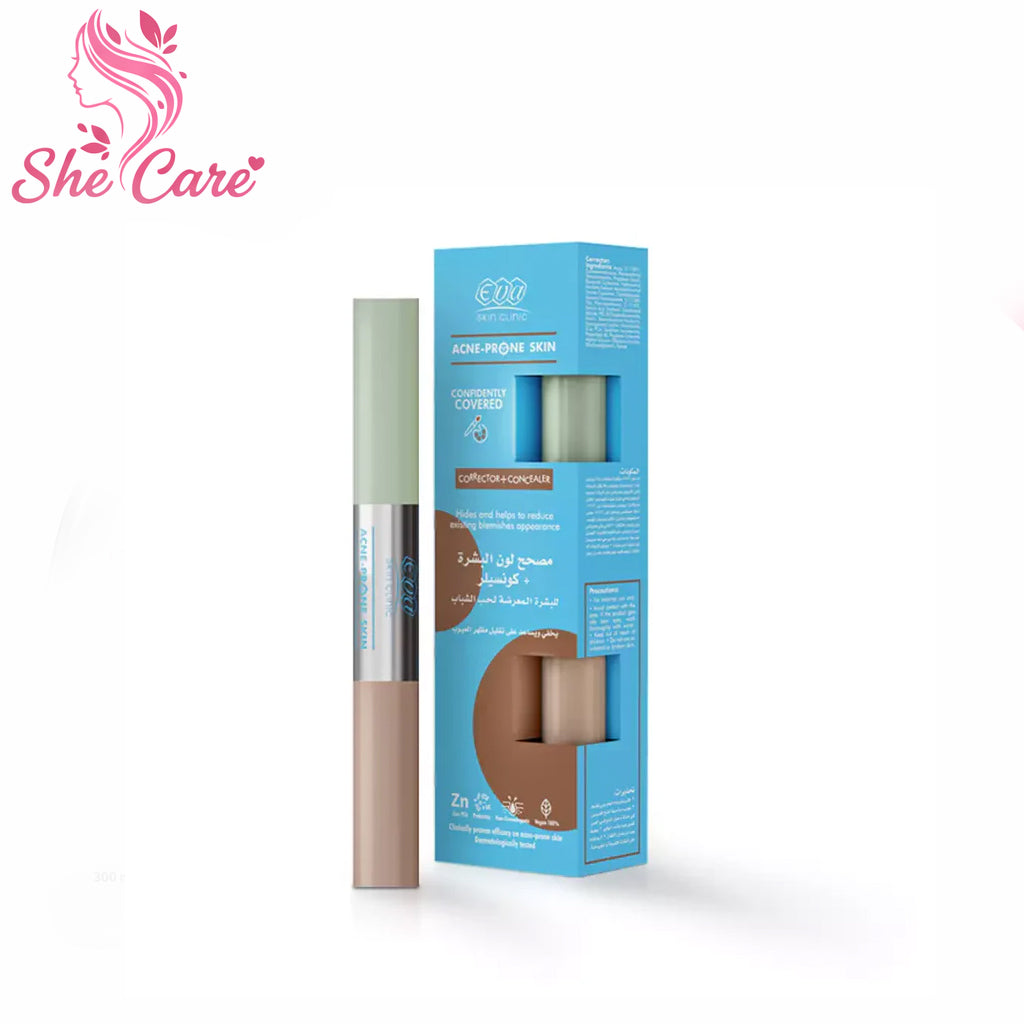 Eva Skin Clinic Acne-Prone Skin Corrector + Concealer 2 × 5 Ml