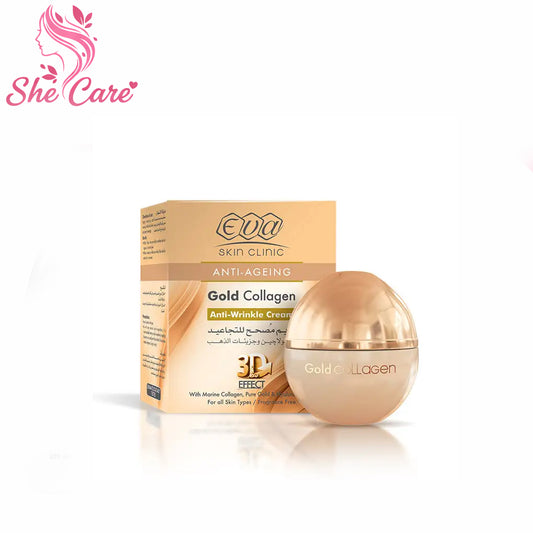 Eva Skin Clinic Anti-Ageing Gold Collagen Anti-Wrinkle Cream 50 Ml