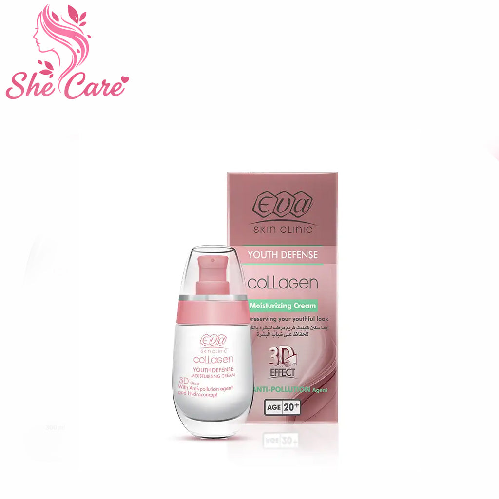 Eva Skin Clinic Collagen Moisturizing Cream For youth (+20) 50 Ml